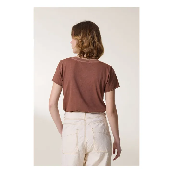 Leon & Harper T-Shirt Toro Wave Coton Bio | Blush