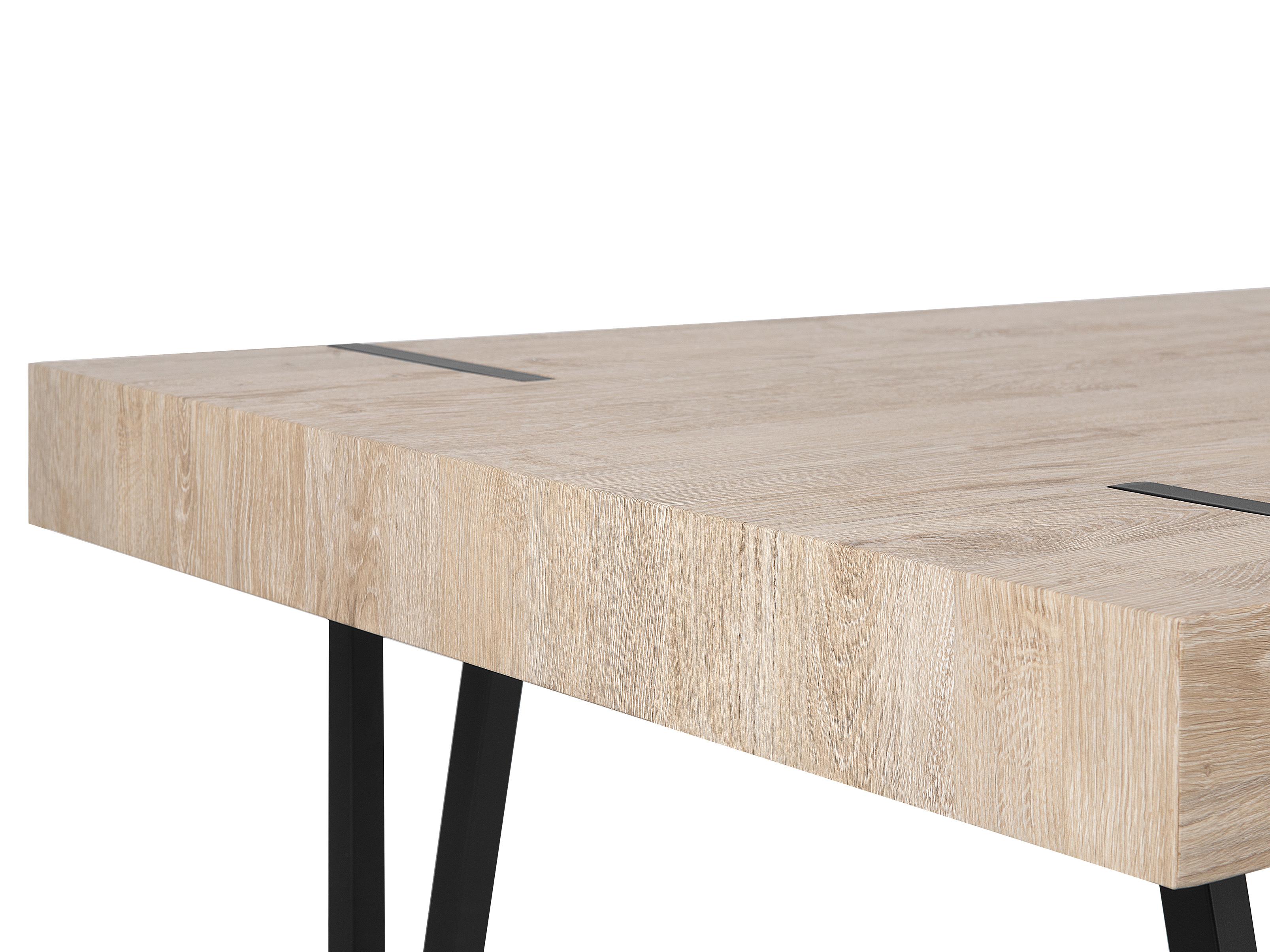 Eettafel ADENA Lichtbruin 90 cm 150 cm