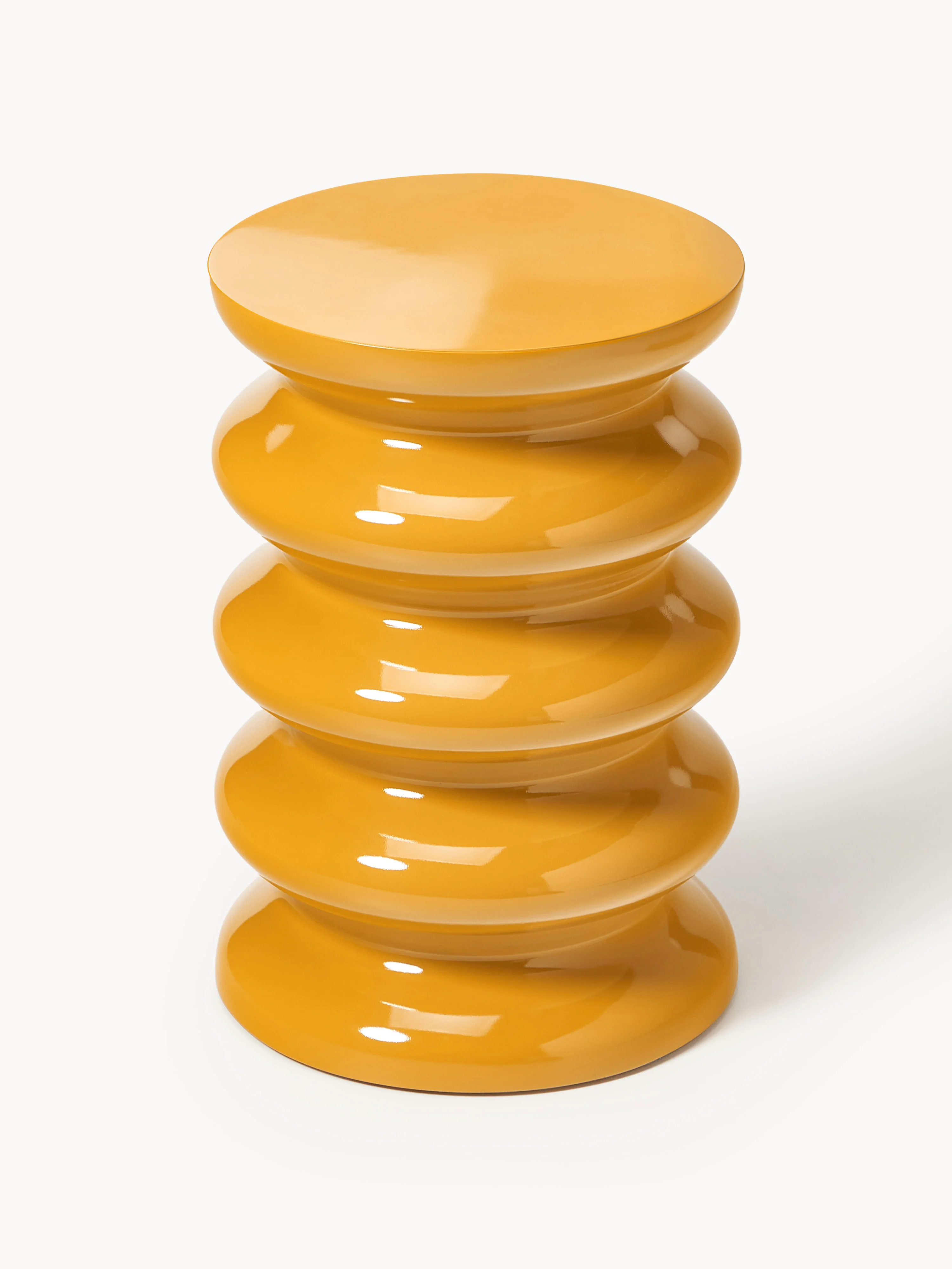 Ronde bijzettafel Illy YELLOW