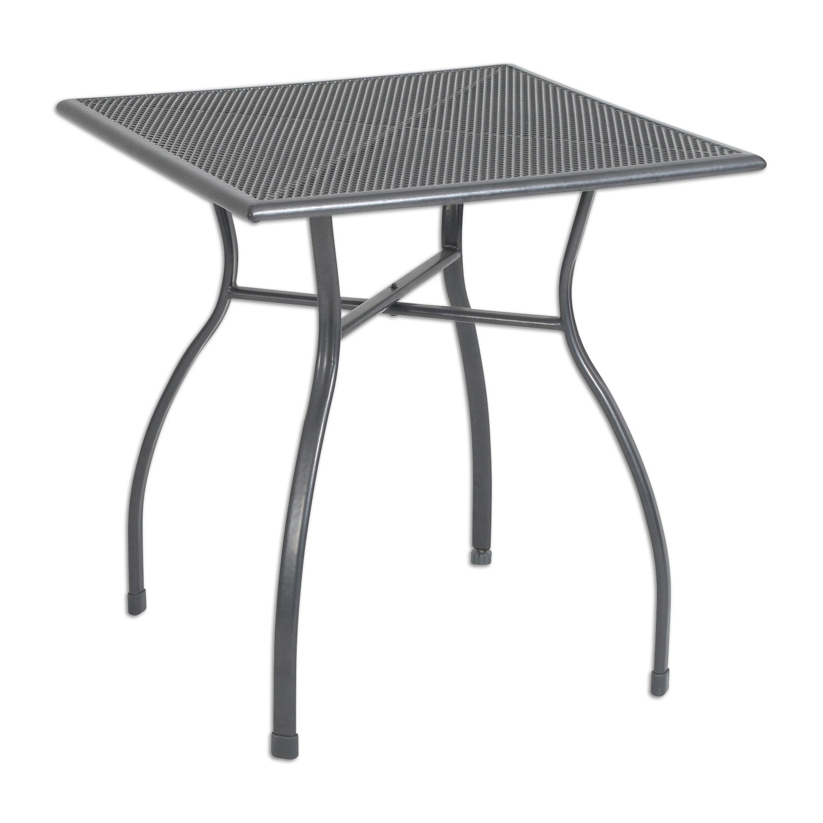 Metalltisch - eisengrau - 70x70 cm