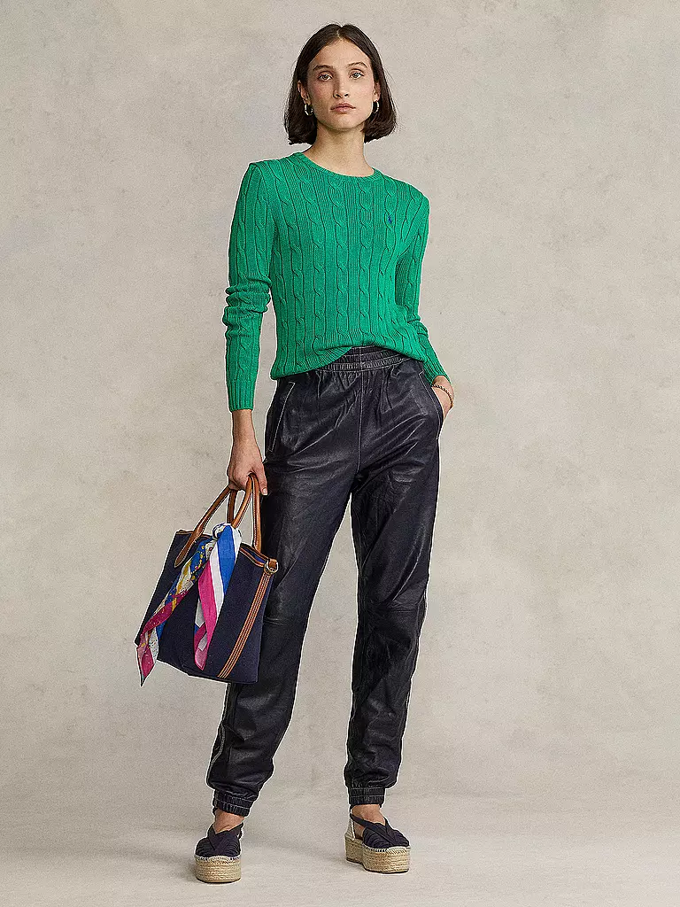 POLO RALPH LAUREN Pullover Slim Fit JULIANNA grün