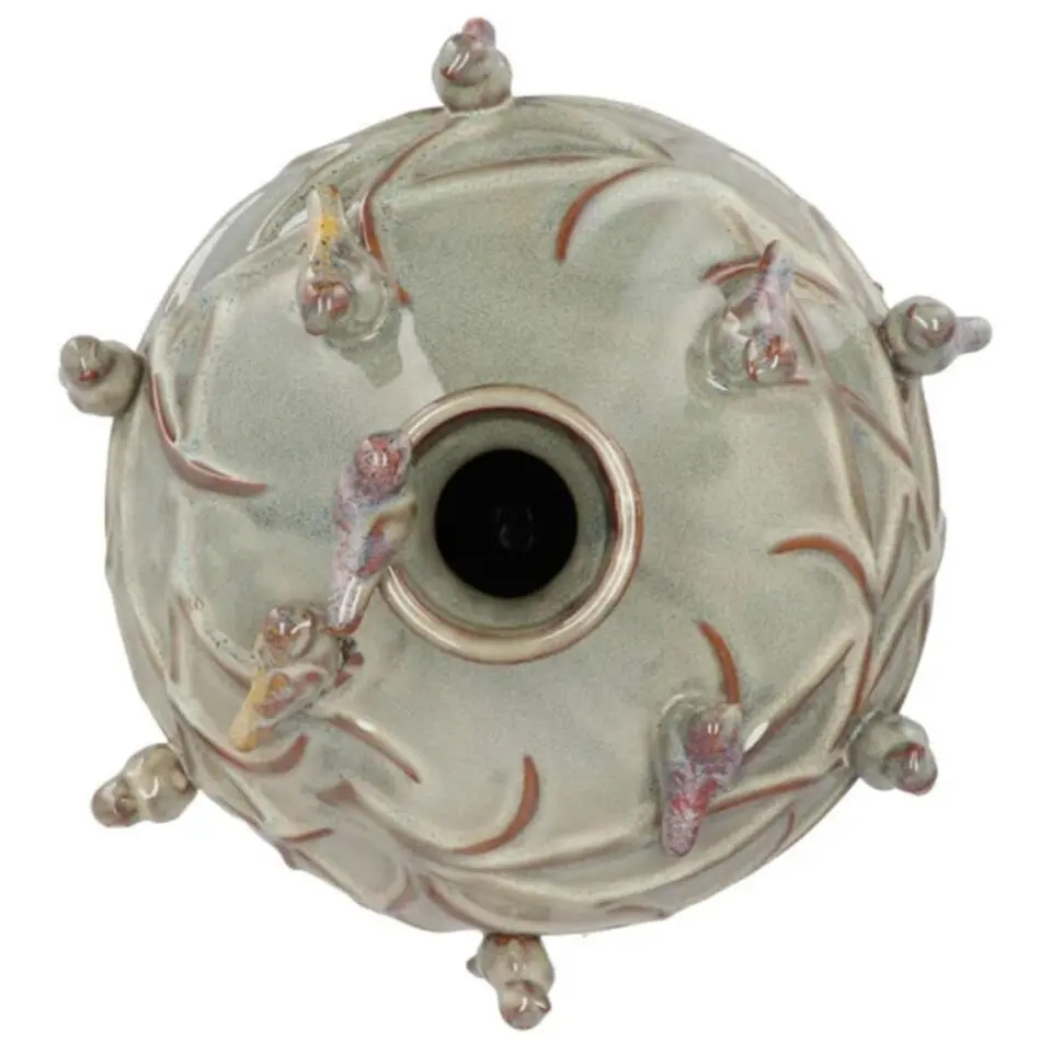 DK Design Vaas Vogels - mosgroen - D23 x H23 cm