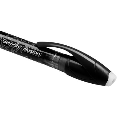 Bic Gelocity Illusion - Pack de 12 rollers effaçables - 0,7 mm - noir