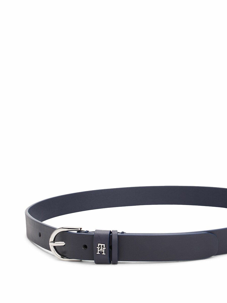 TOMMY HILFIGER<br>Cinto de couro sem esforço de 2,5 cm