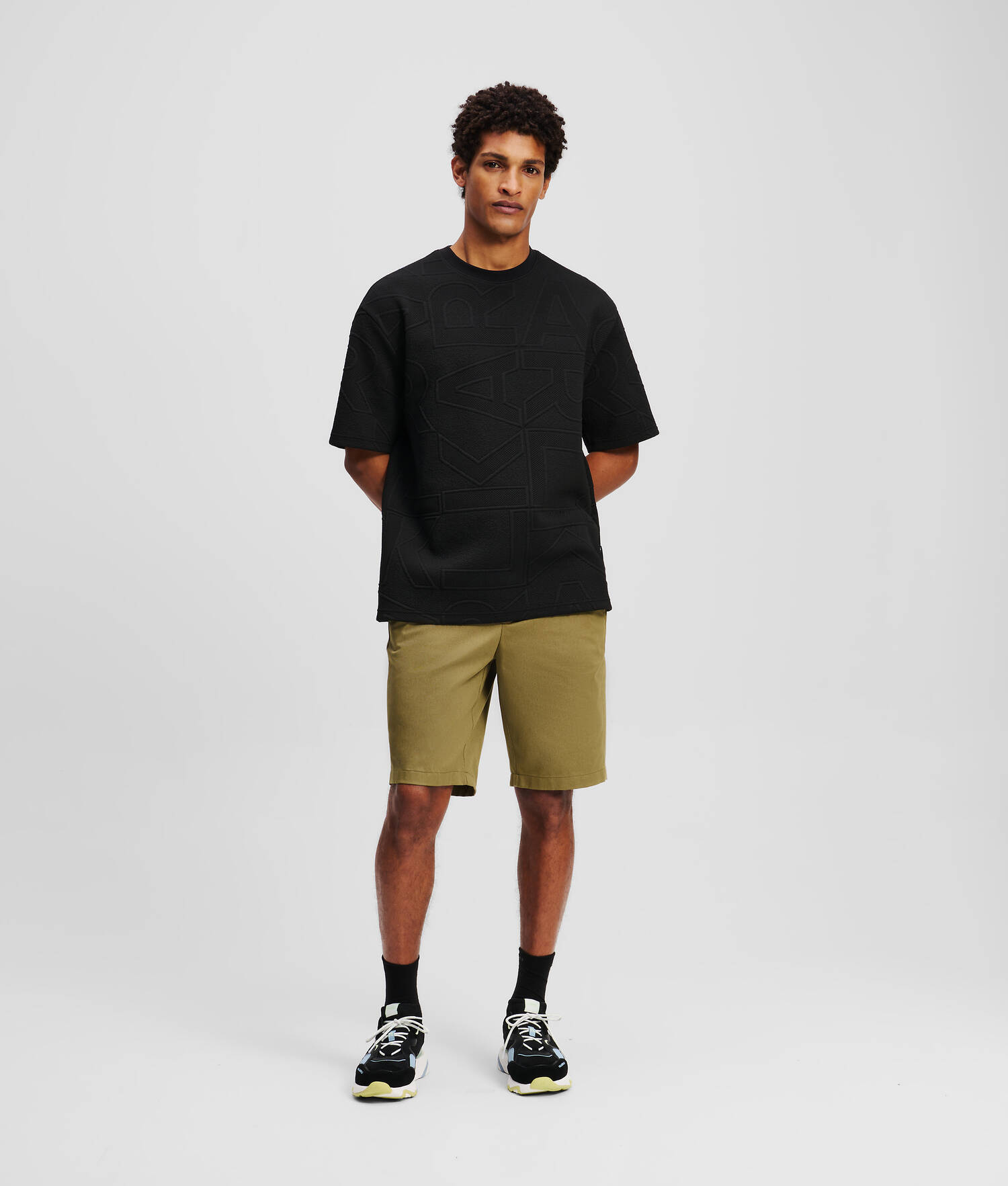 T-SHIRT AVEC LOGO KARL - Noir