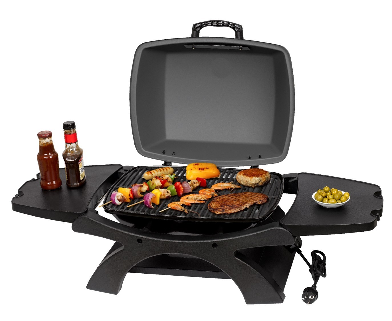 TEPRO Elektrogrill ABINGTON - grau-schwarz - 3142E