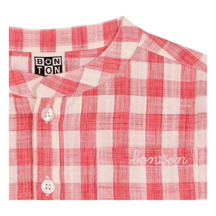 Bonton Kurta Vichy Edgar | Rouge