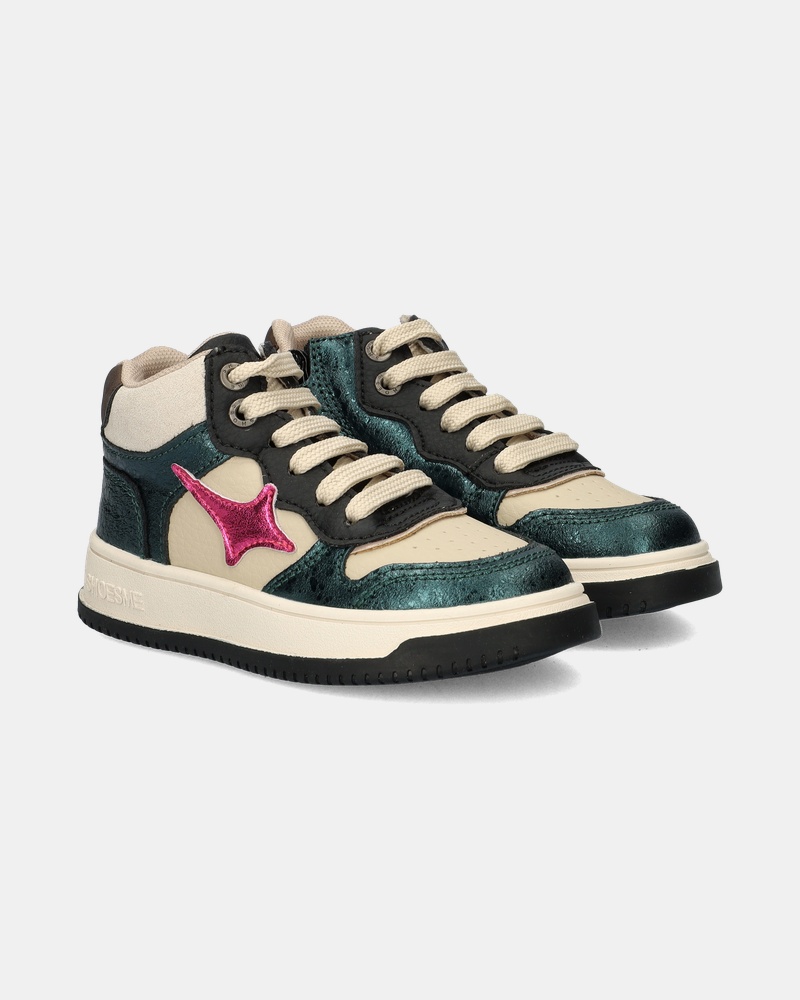 Shoesme Hoge sneakers  - groen