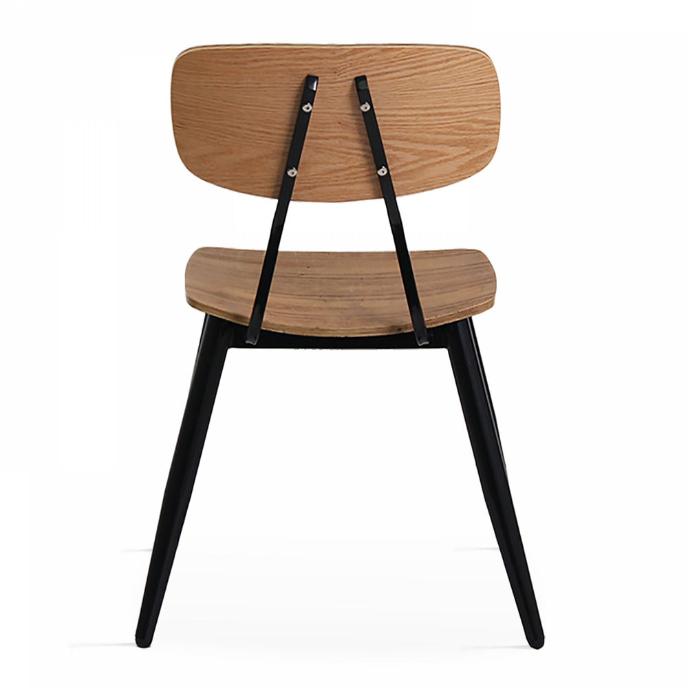 Lot de 2 chaises en bois