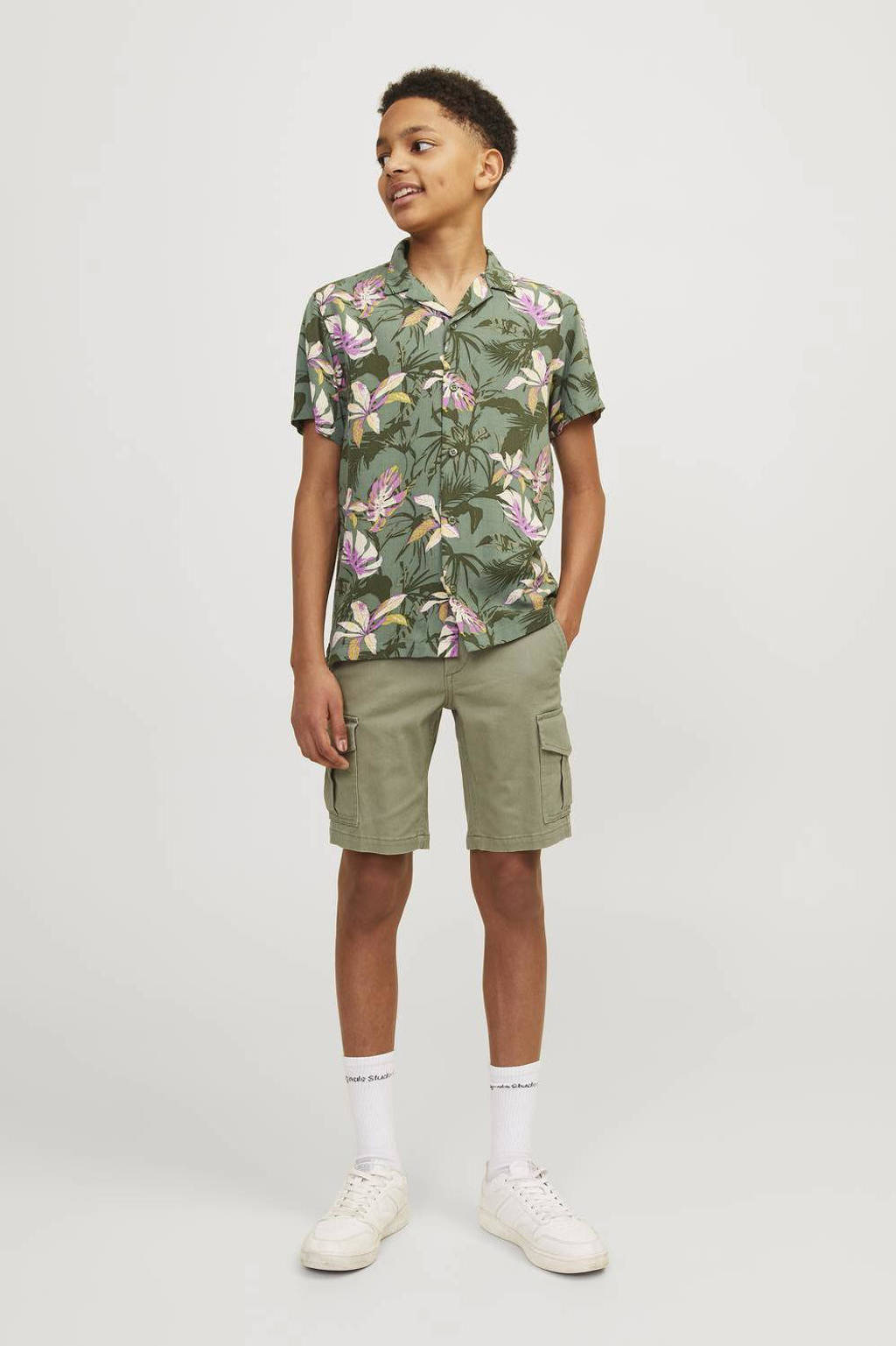 JACK & JONES cargo short JPSTJOE JJCARGO oliegroen