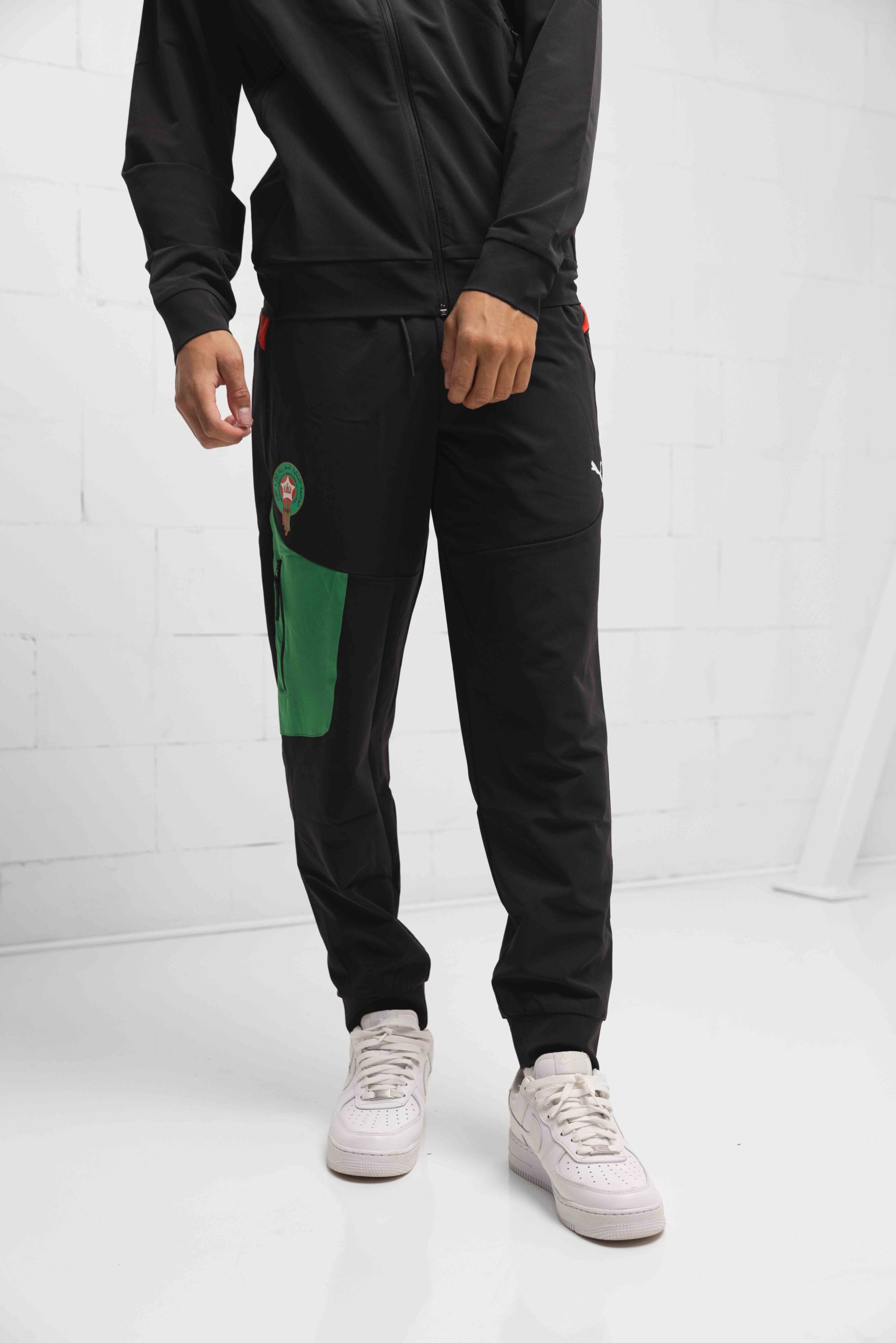 Marokko Tech Woven Trainingspak Senior Zwart