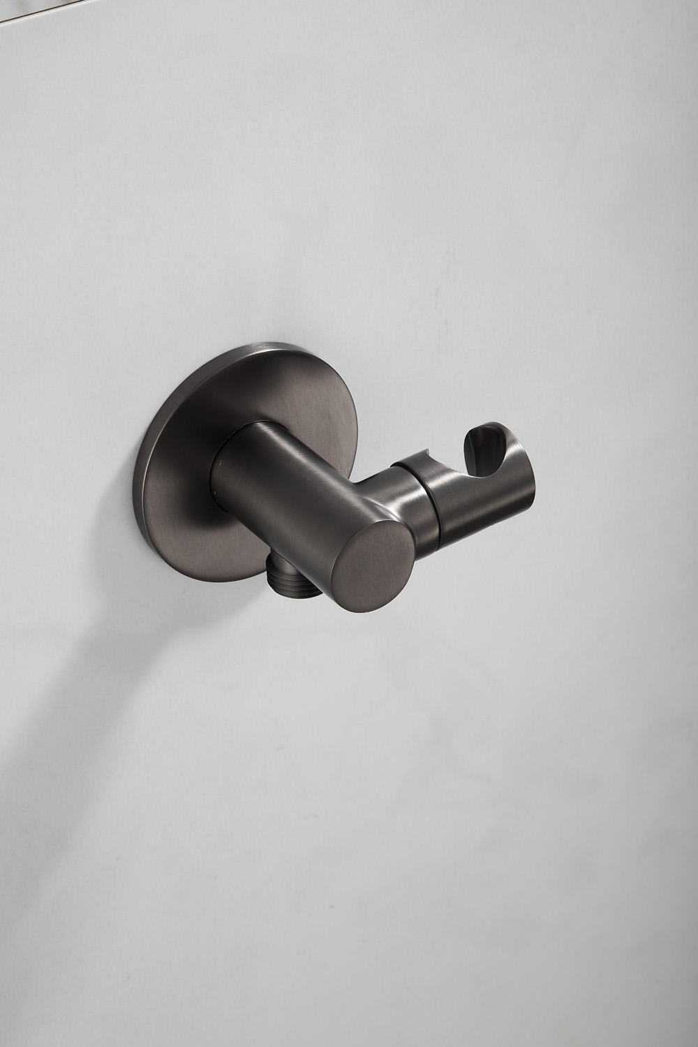 Saniclear Plus draaibare handdouche houder met wateraansluiting verouderd ijzer