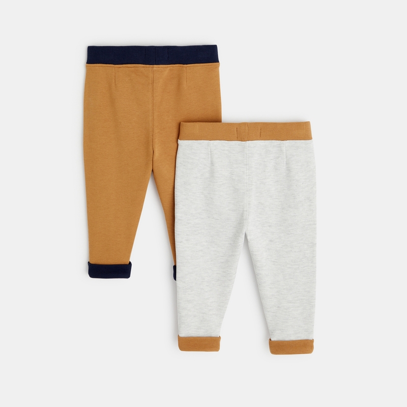 Pantalon jogging (lot de 2) gris bébé garçon