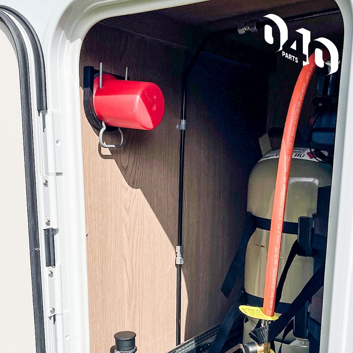 040 Parts Propaanfles Beschermkaphouder - Red