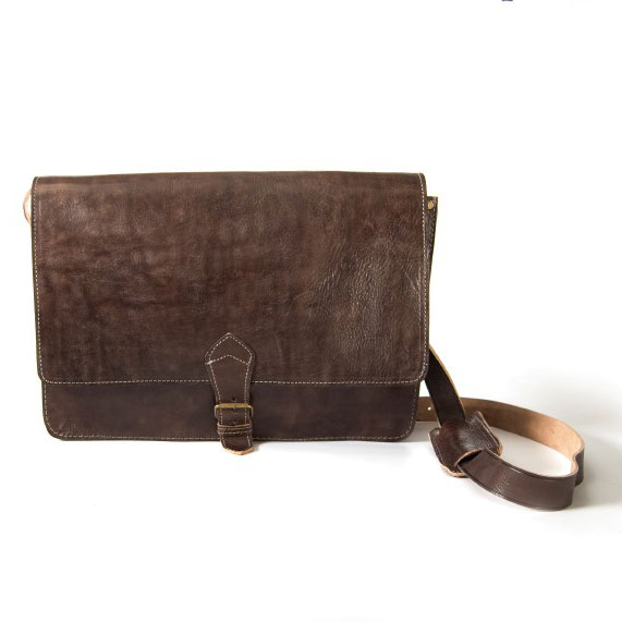 Messengertasche, dunkelbraun, B 40 cm, H 30 cm günstig bestellen