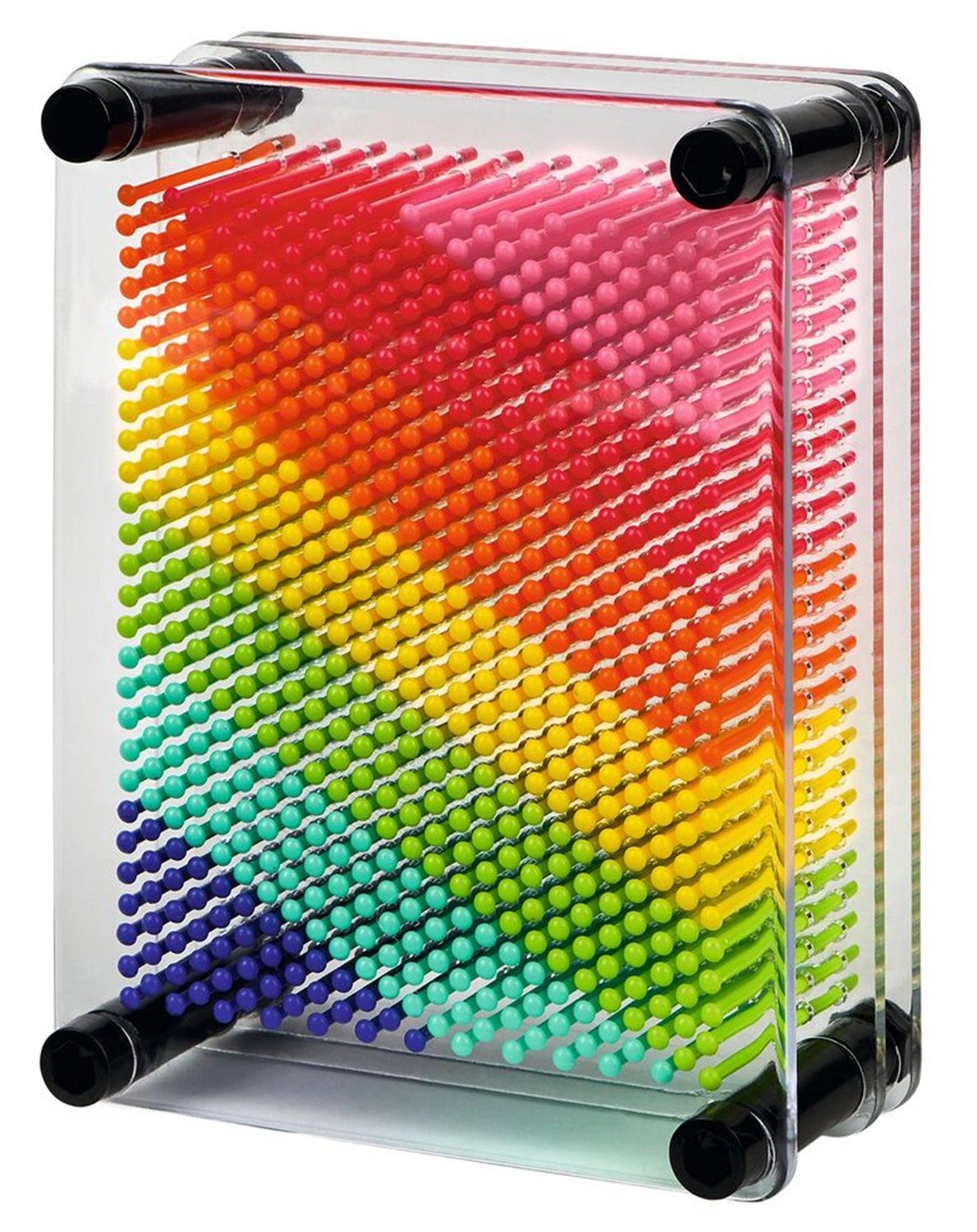 3D-Nagelbild REGENBOGEN PIN ART (9,5x12,5x5,5)