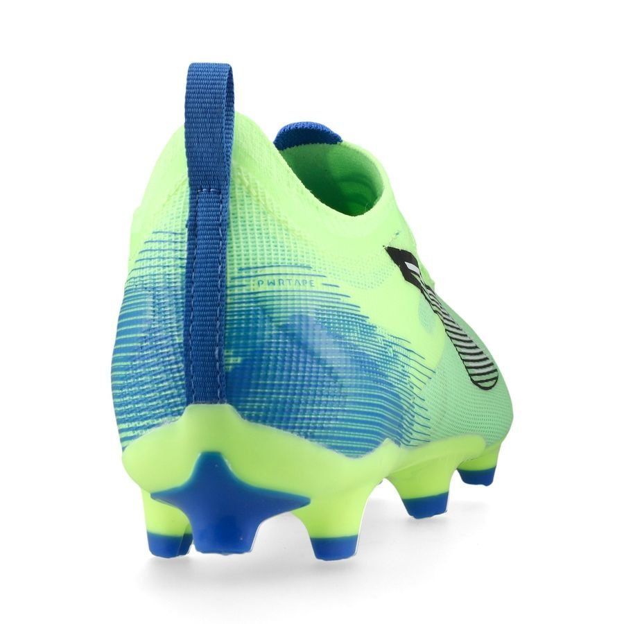 PUMA Ultra 5 Pro FG/AG Lights Out - Fizzy Apple/Blanc/Bleu Enfant