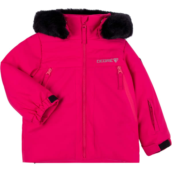 Veste de ski DEGRÉ7 FAIRY JKT JR VERY PINK