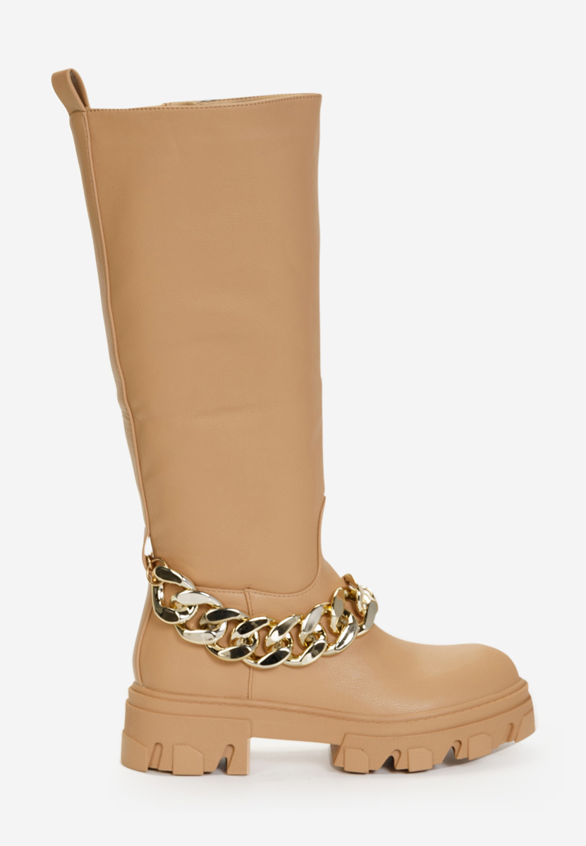 Bottes femme brunes Aliana