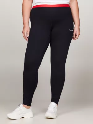 Calça legging Curve Sport de cintura média e comprimento total