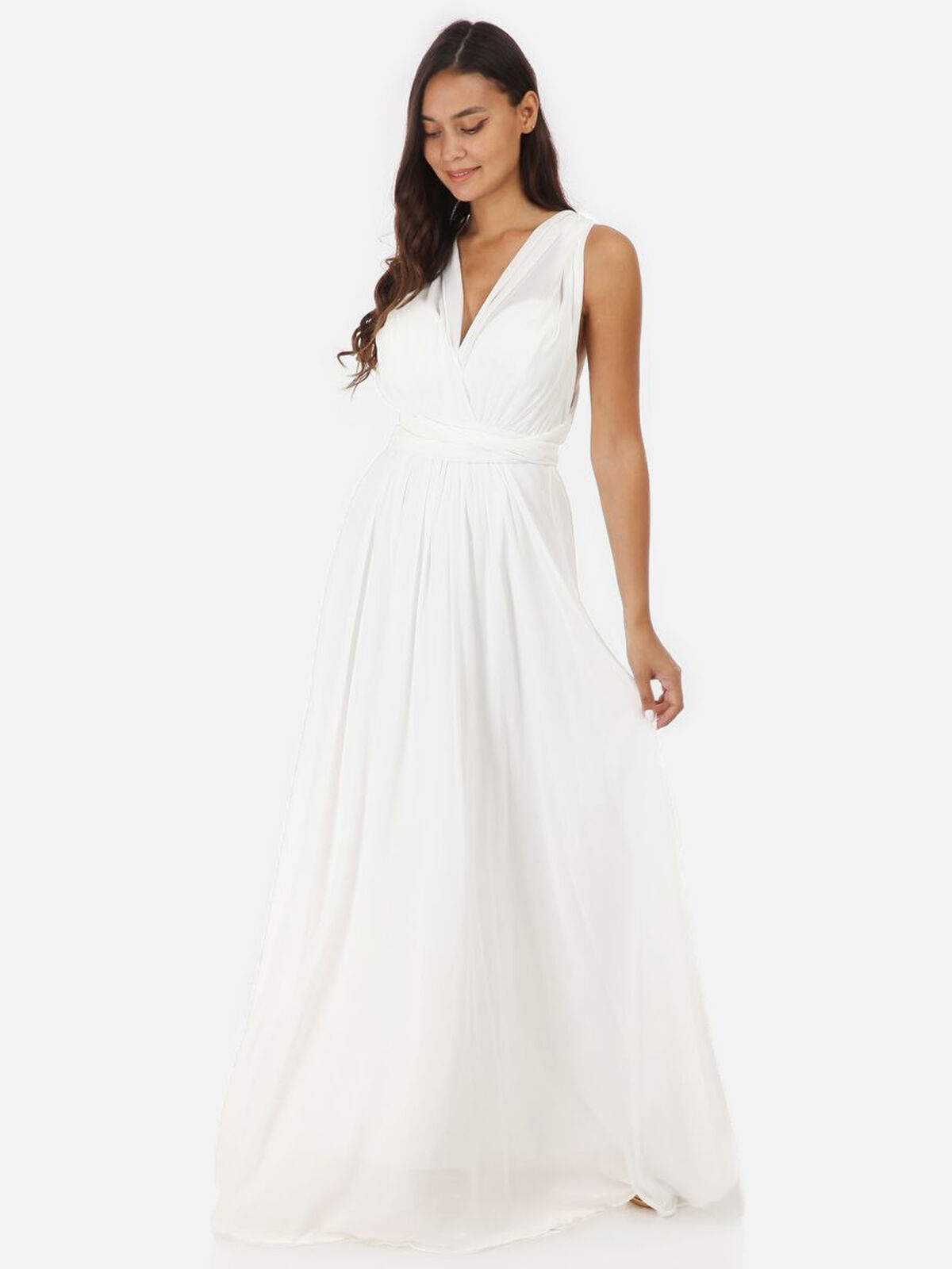 Robe de soirée différents portés- Blanc