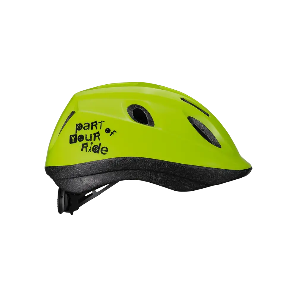 BBB Cycling Boogy BHE-37 Kinder Fietshelm Glossy Neon Geel