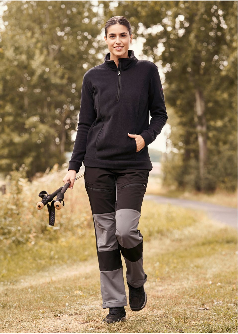 Pantalon softshell imperméable, évasé