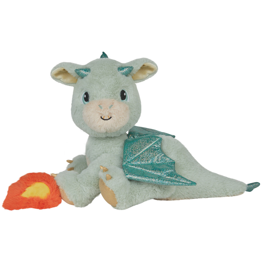 olli ella knuffeldraak dinkum dragon - blaze green - 32 cm