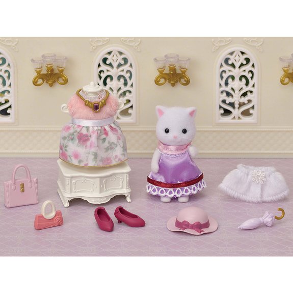 La valisette de mode et grande sœur chat persan - Sylvanian Families 5461