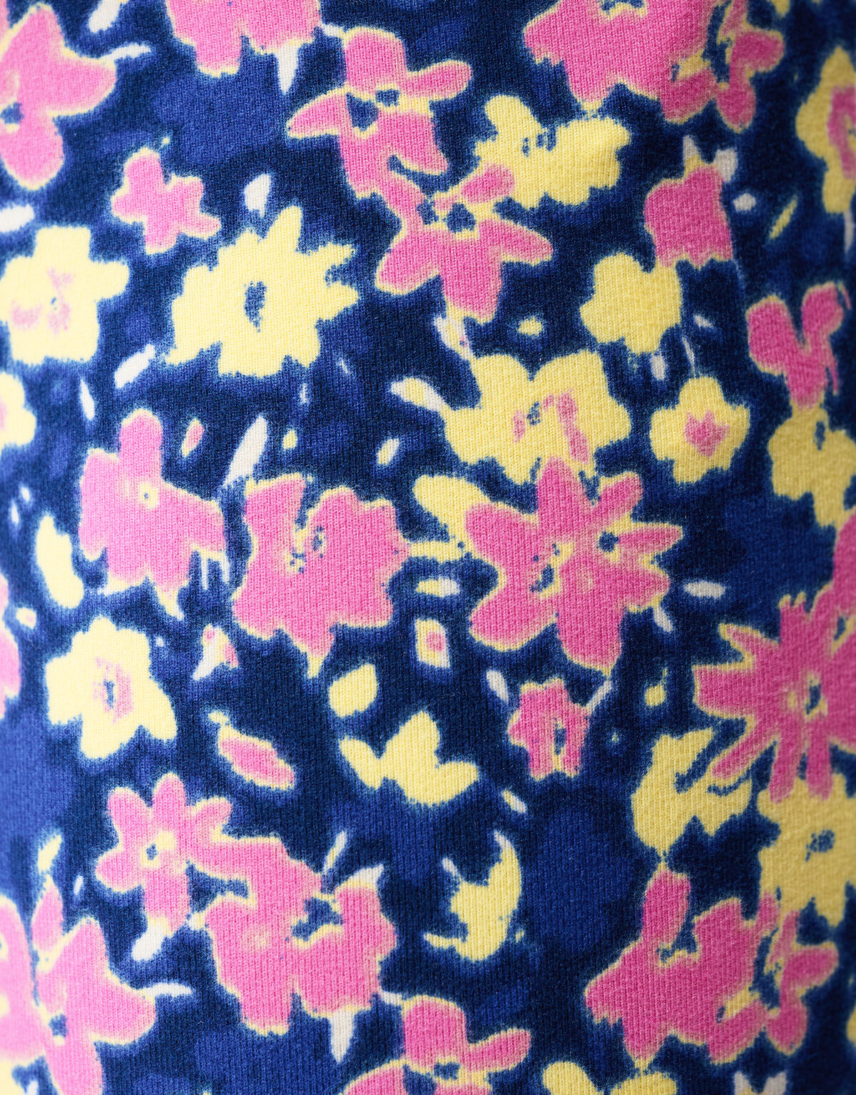 Flower Flared Fit Legging Donkerblauw/Roze