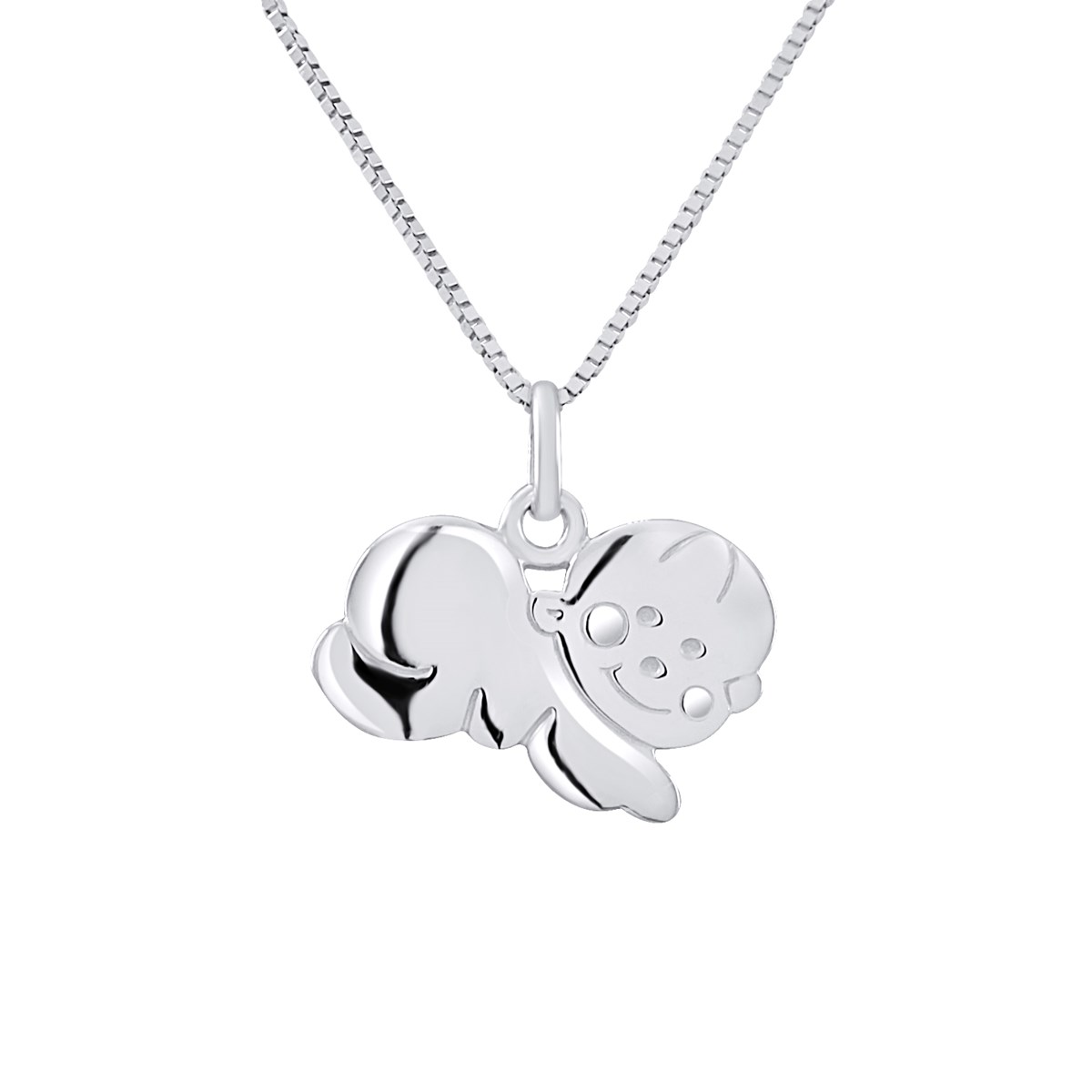 Pendentif BÉBÉ ANGE - Argent 925
