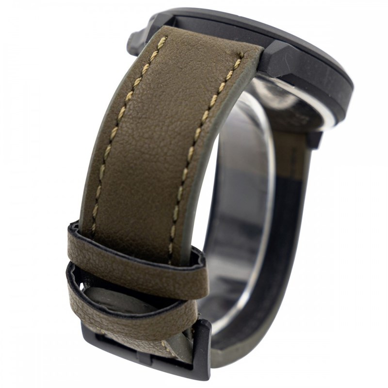 Montre Homme CHTIME bracelet Cuir Vert