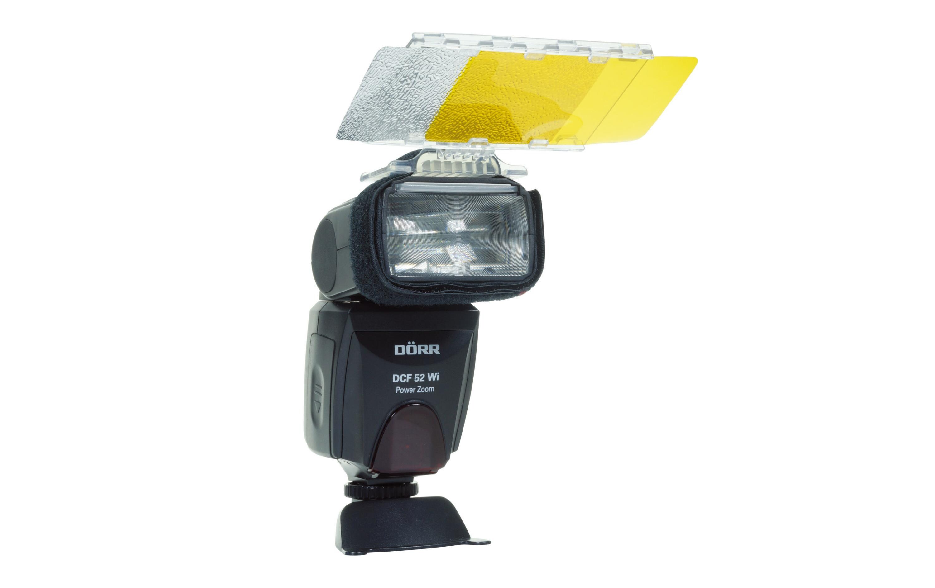 Blitzdiffusor CFK-30 FarbfolienUniversal Farbfolien-Set für Aufsteckblitze
