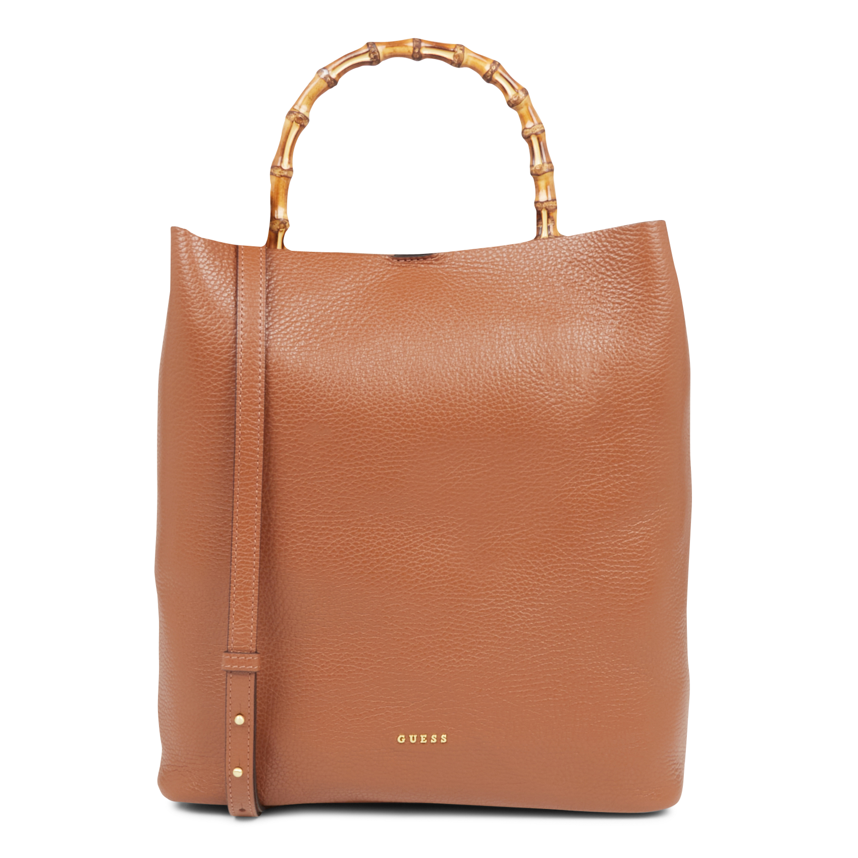 AIDA - Sac seau en cuir | Marron