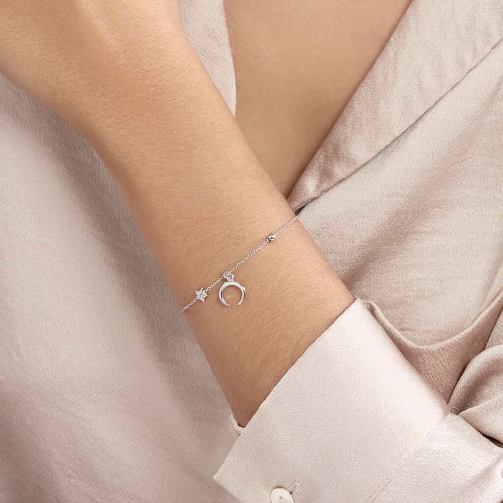 Bracelet Serenella Argent Blanc Oxyde De Zirconium