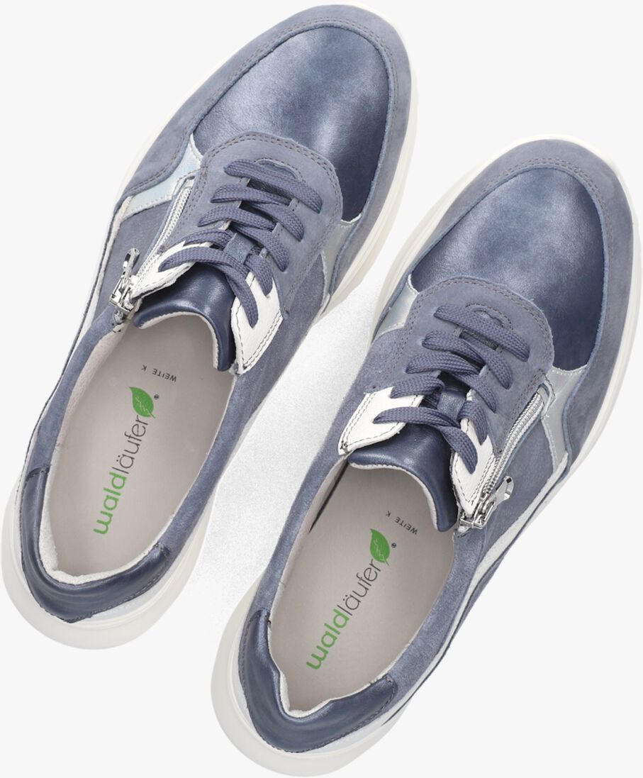 blauwe waldlaufer lage sneakers janka