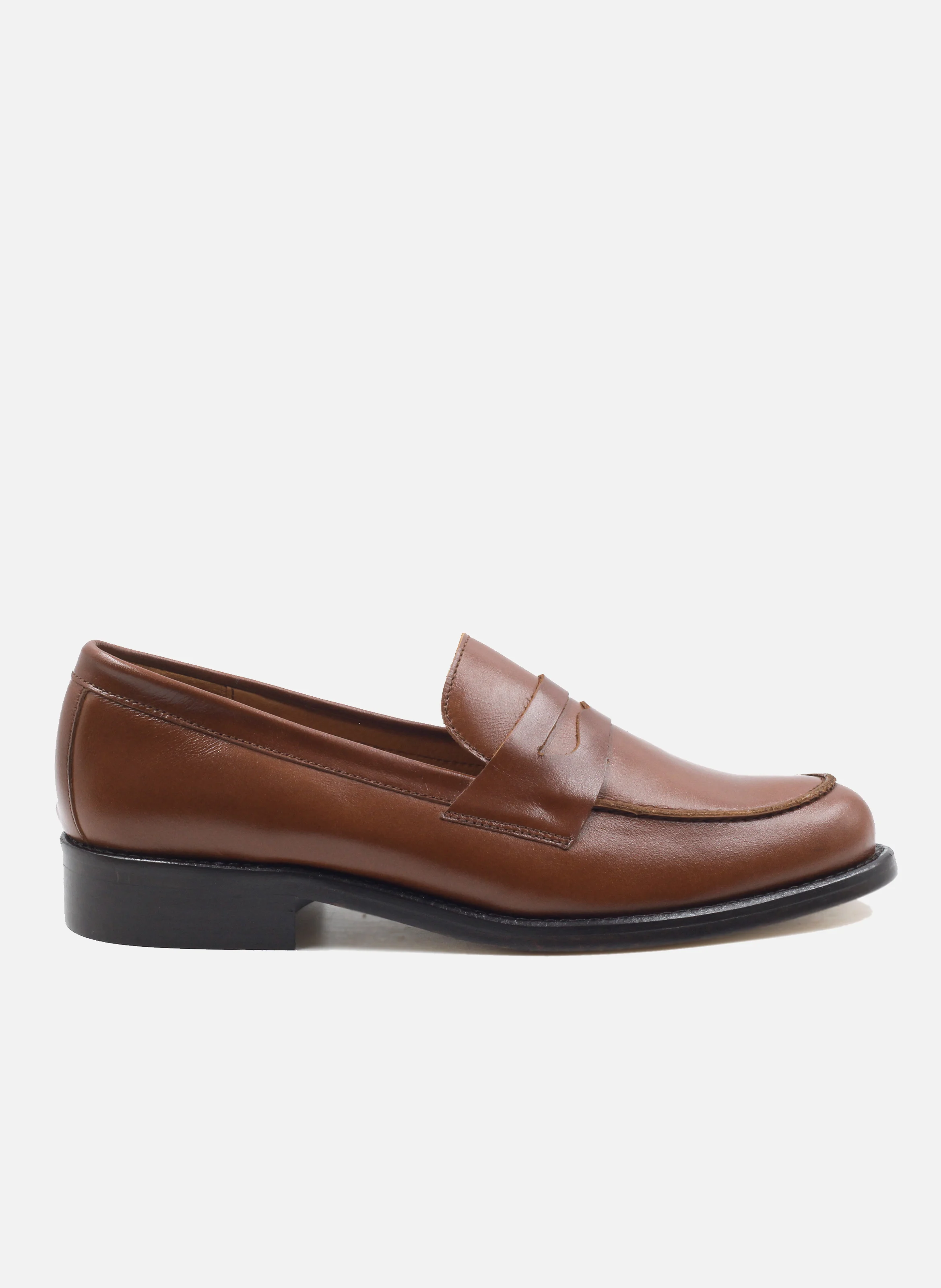 Mocassins cuir lisse | Marron