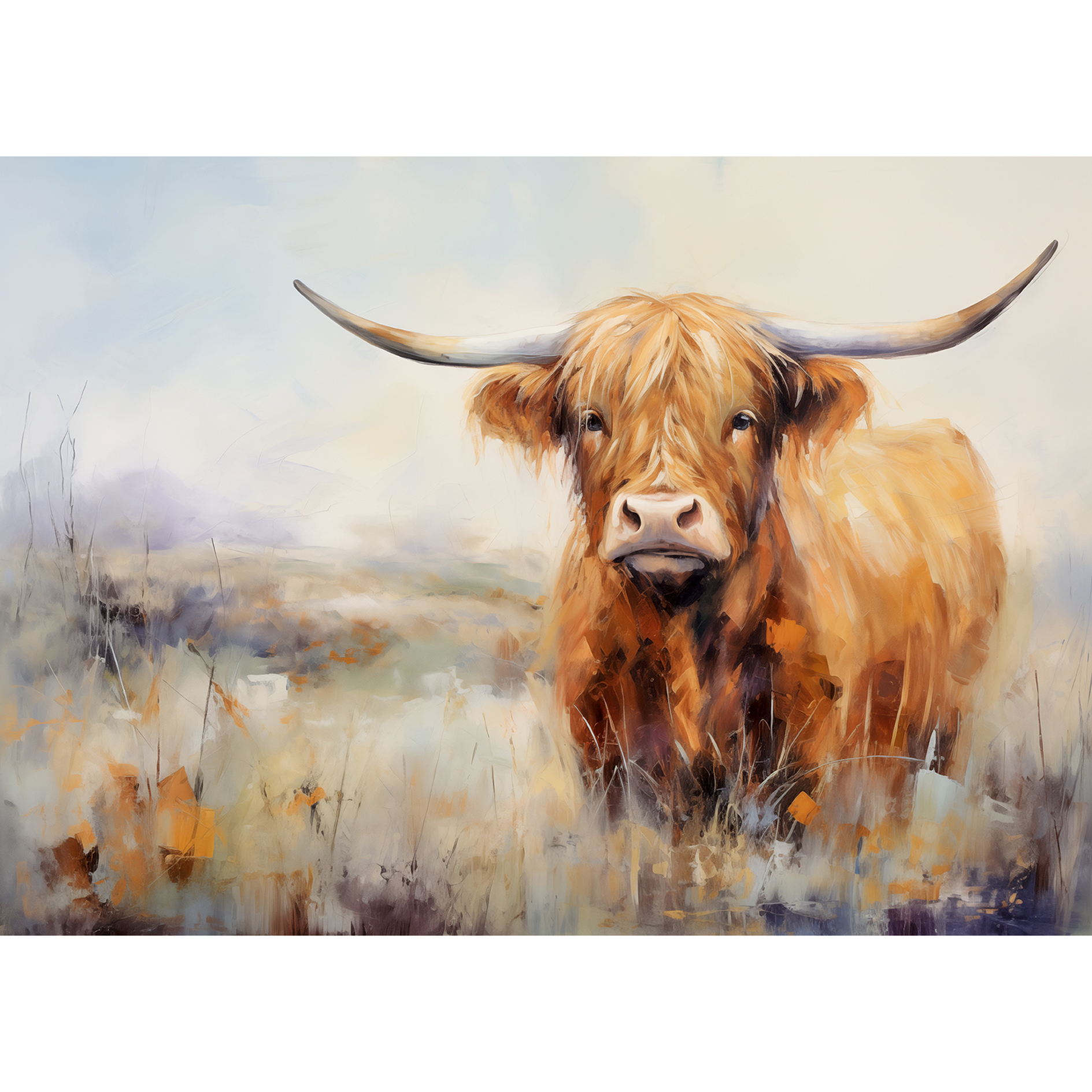 Leinwandbild - beige-grau - 70x50 cm