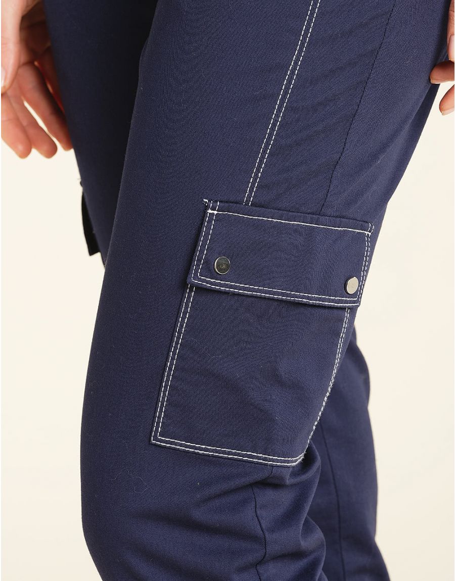 Pantalon treillis bleu