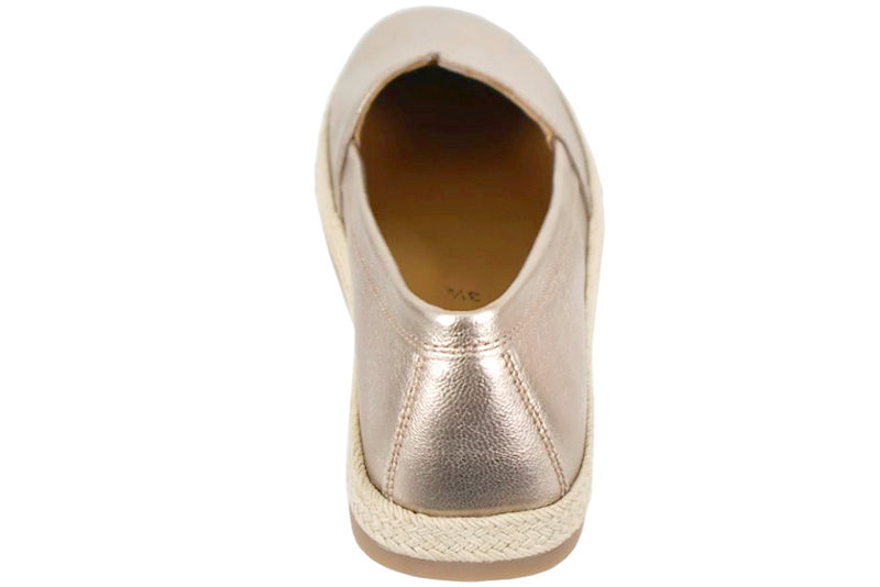 GABOR LOAFERS I METALLIC PLATIN SKIND