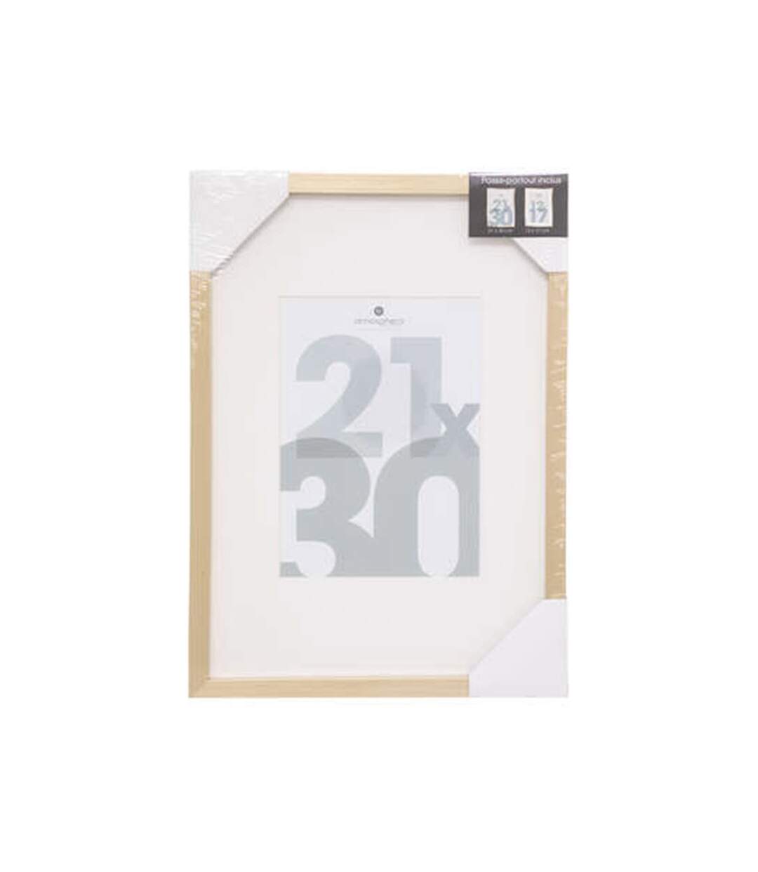 Cadre Photo en Verre Manu 21x30cm Or