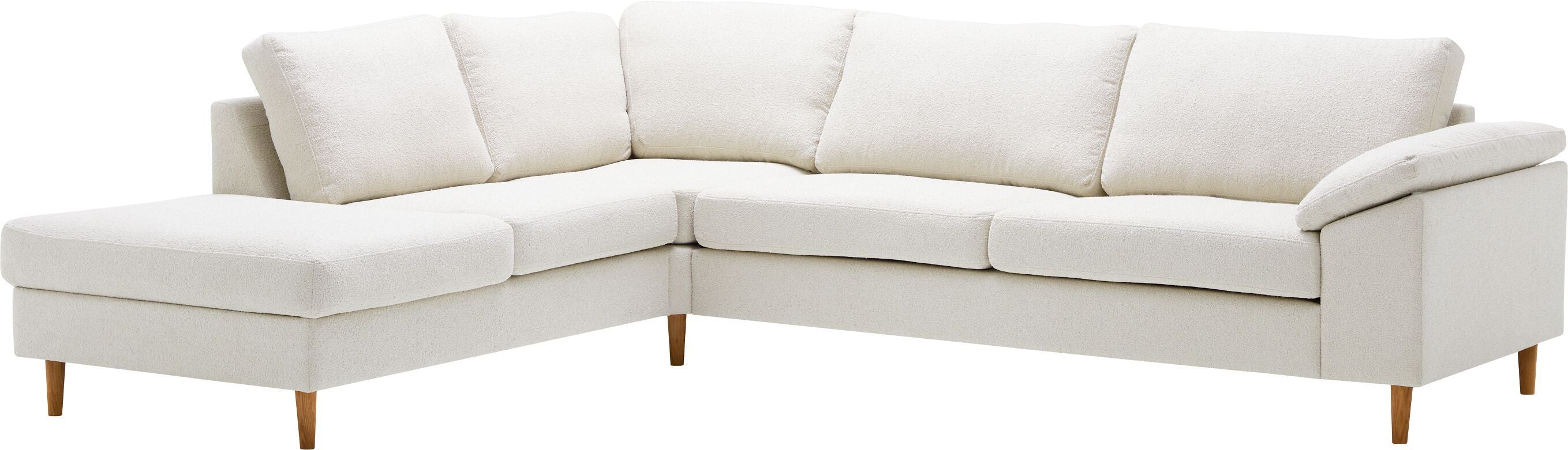 DIENER B St Enna 2.5er Sofa Otto L weiss - Weiss / B: 279.0 cm x T: 225.0 cm x H: 81.0 cm