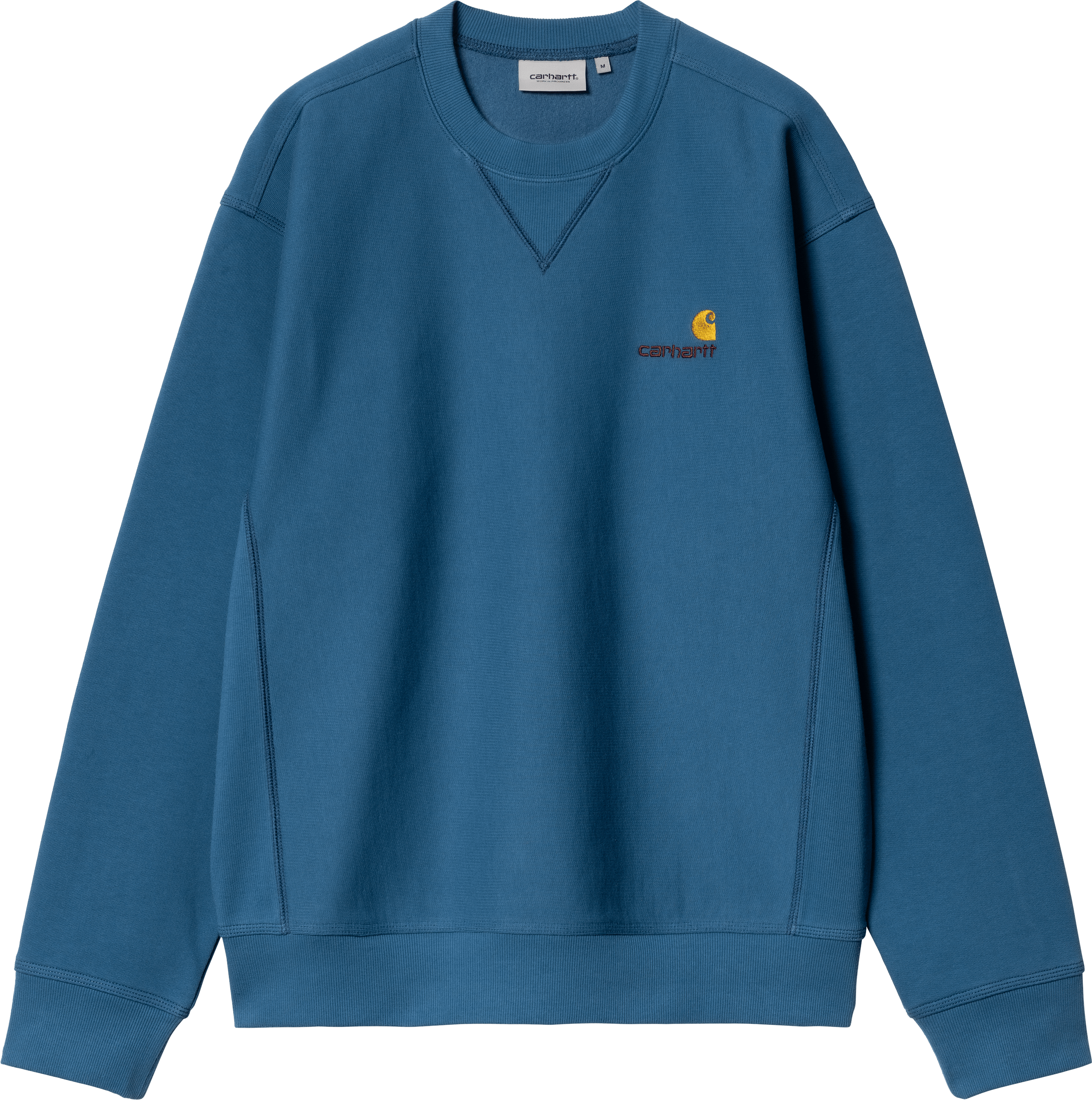 Carhartt WIP American Script Sweatshirt Blau