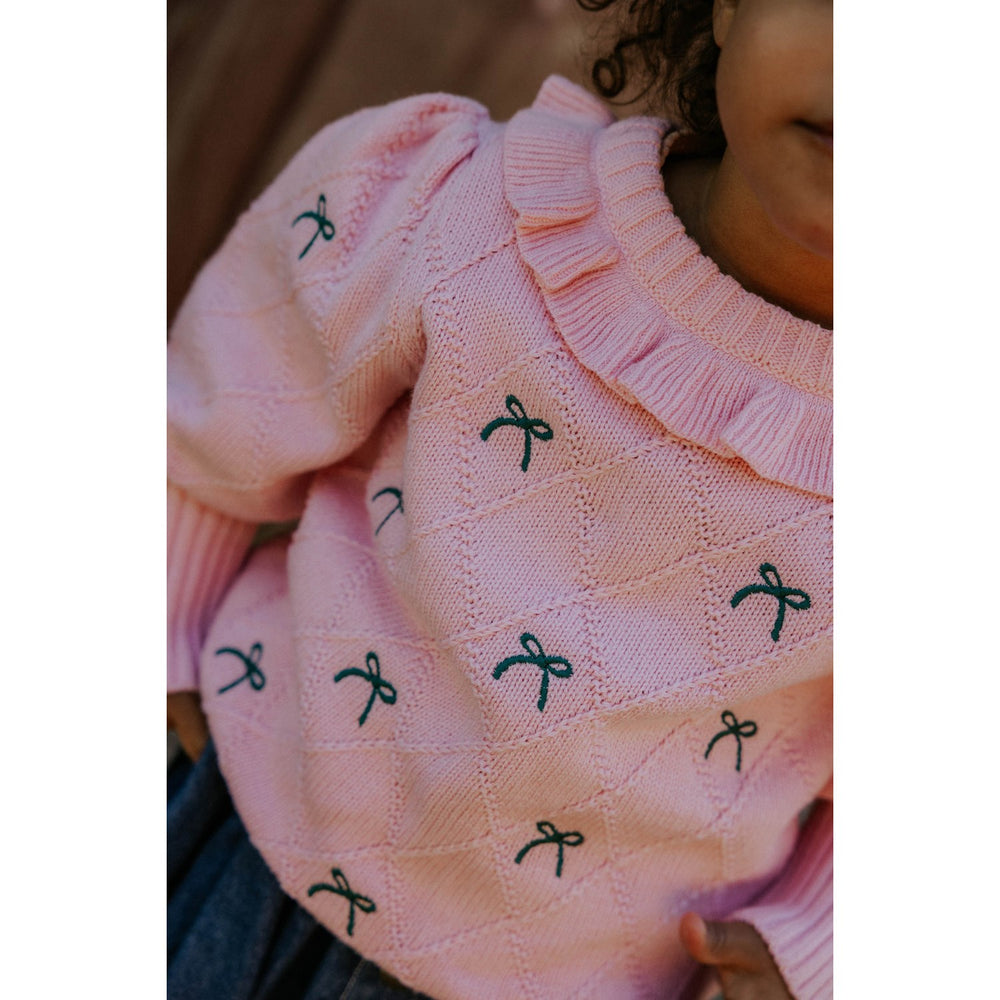 Køb Fliink Candy Pink Lucie Sløjfe Pullover