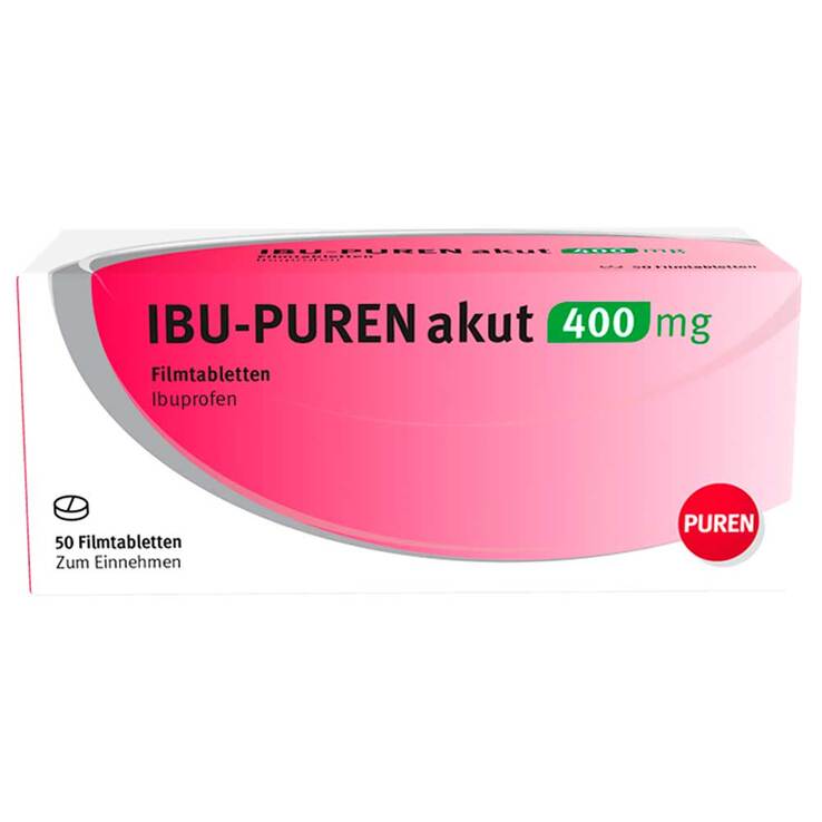 Ibu-Puren akut 400 mg Filmtabletten, 50 St