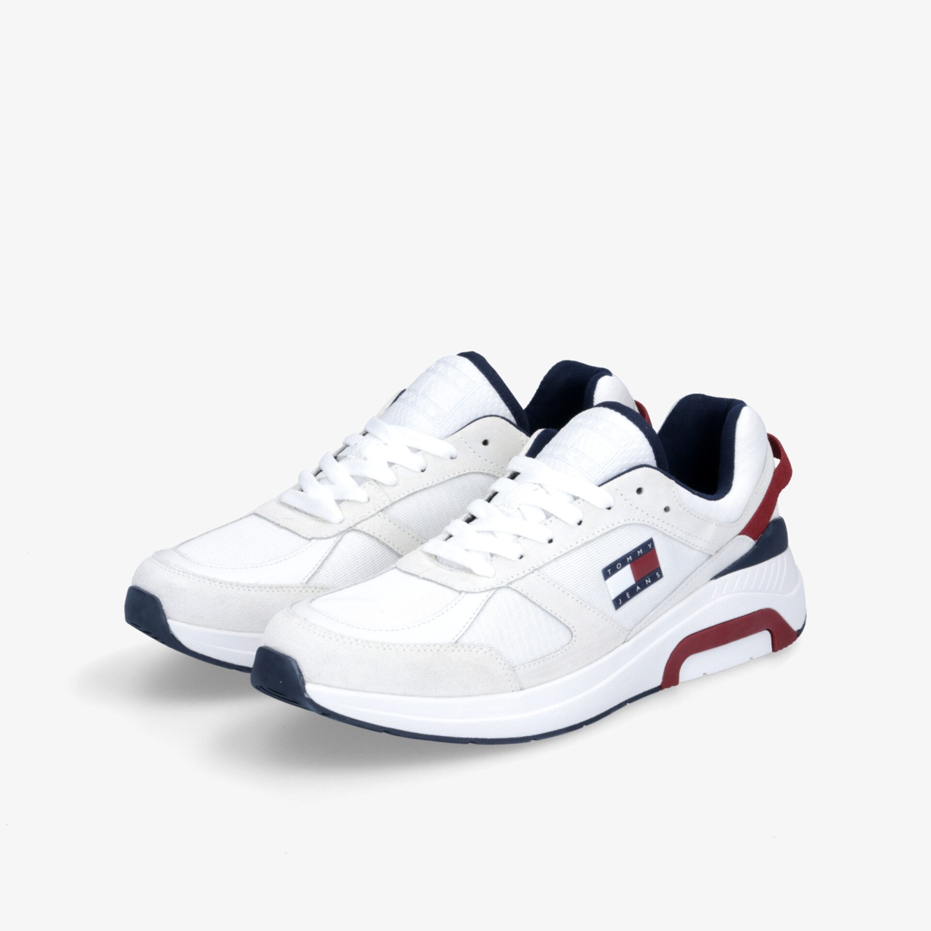 TOMMY JEANS THM Runner Herren Sneaker Low weiß