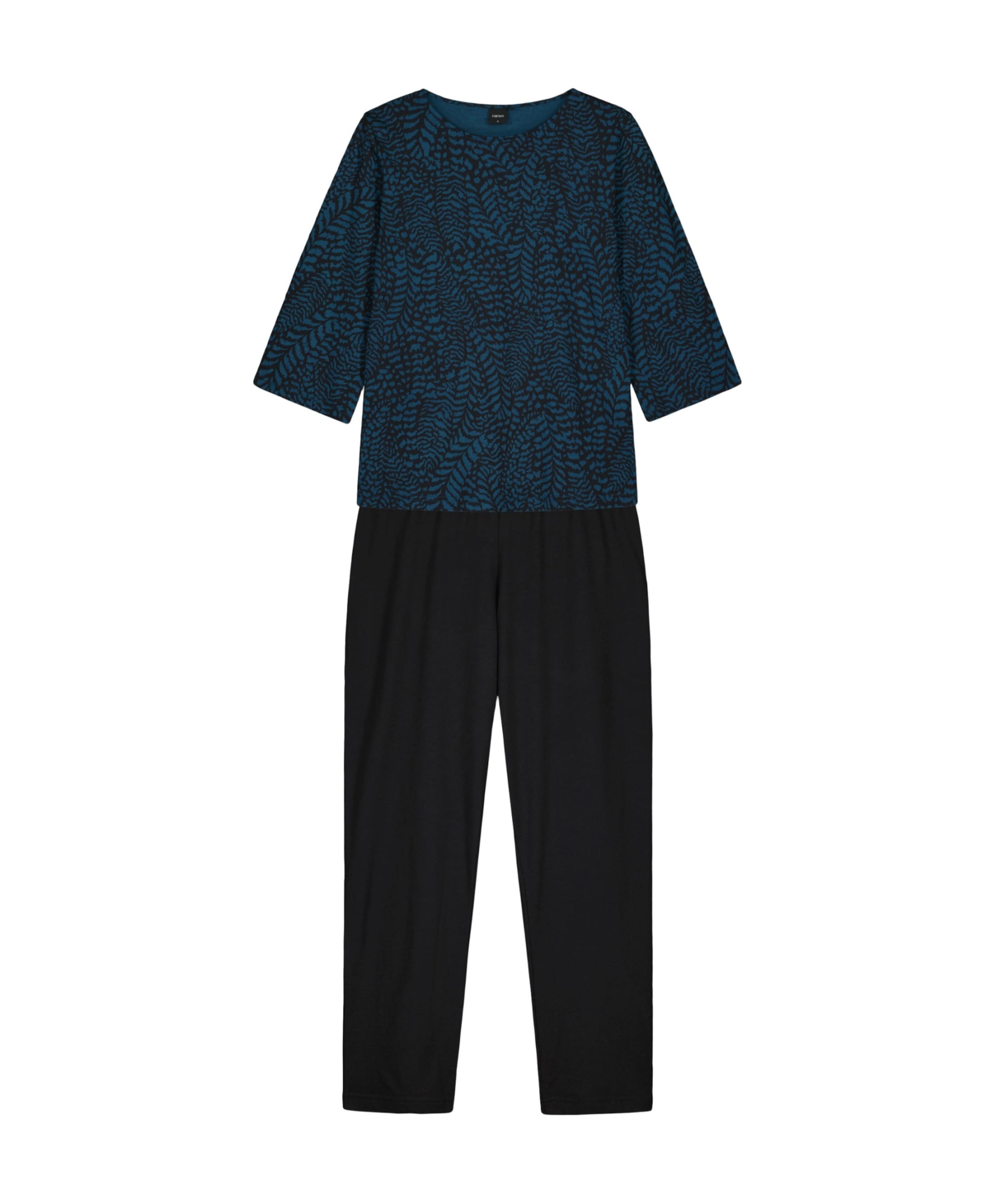 Nanso Dames pyjamaset zwart