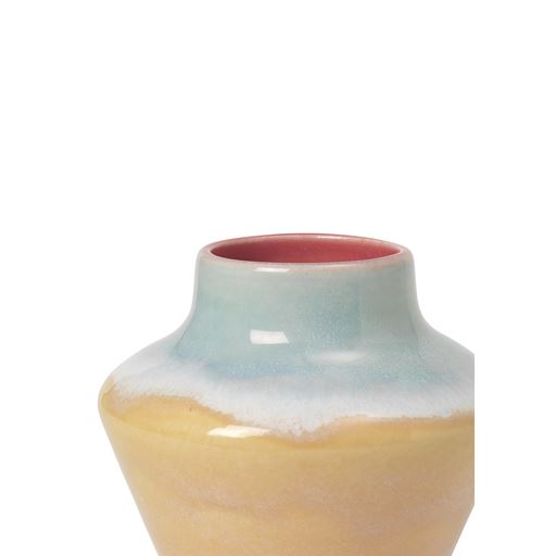 Kähler X KimPop Vase, Pink/Mint/Yellow
