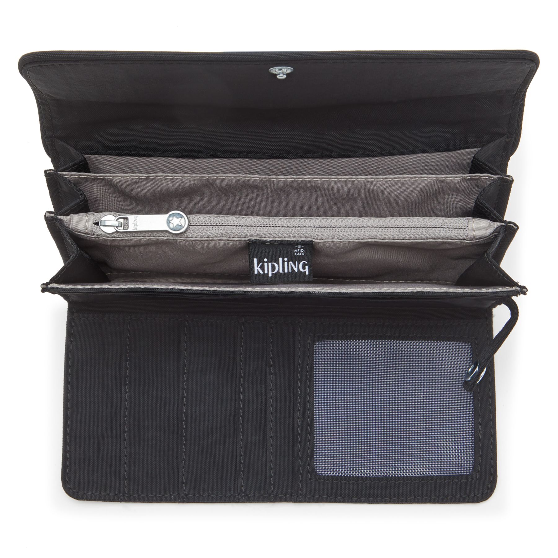 MONEY LAND Grand Portefeuille RFID - Black Noir