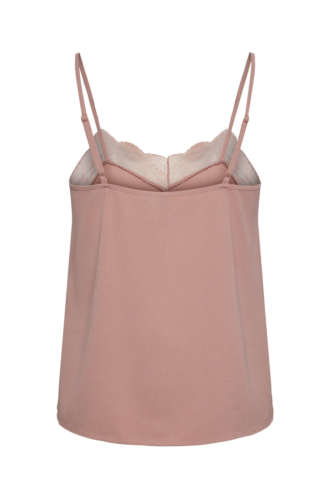 Camisola estilo lingerie.